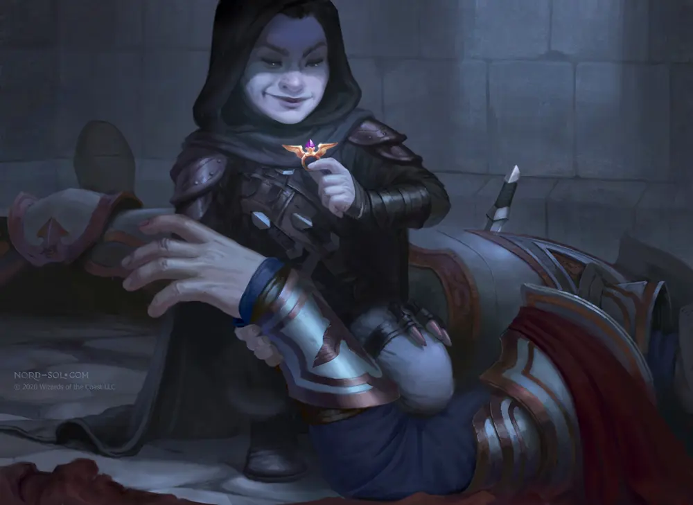 Deadly Dispute card artwork from Magic: The Gathering